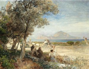 Vista sul Golfo di Napoli da Oswald Achenbach