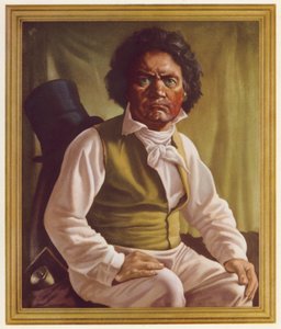 Ludwig van Beethoven di mezza età da Oswald Charles Barrett