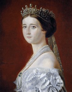 Ritratto di Eugenia de Montijo, Imperatrice di Francia, copia di Oswald Brierly