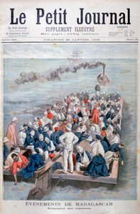 Eventi in Madagascar: Il Rimpatrio delle truppe francesi, 1896 da Oswaldo Tofani