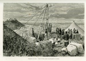 Caricamento delle casse degli scavi archeologici, Persia
