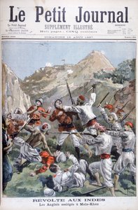 Rivolta alla Frontiera Nord-Occidentale, i britannici assediati a Malakand, India, 1897 da Oswaldo Tofani
