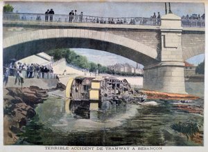 Terribile incidente tranviario, Besançon, Francia, 1899 da Oswaldo Tofani
