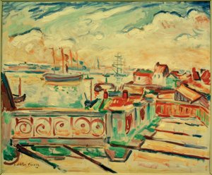 Il porto di Anversa da Othon Friesz