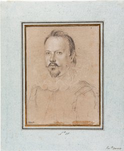 Ritratto di Vincenzo I Gonzaga, Duca di Mantova (1562-1612) Disegno di Ottavio Leoni (1578-1630) Genova, Musei di Strada Nuova, inv 2440 da Ottavio Mario Leoni