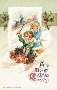 Cartolina di Natale americana da Ottmar the Elder Elliger
