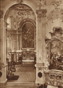Chiesa del convento di Ettal, interno della chiesa da Otto Ballerstedt