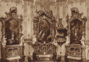 Chiesa del convento di Ettal, altari laterali da Otto Ballerstedt