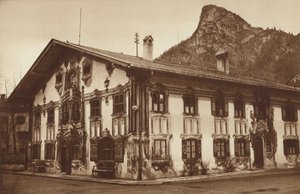 Casa del Dr. Lang a Oberammergau da Otto Ballerstedt