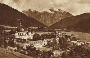 Ettal e il suo convento, verso Estergebirge da Otto Ballerstedt