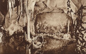 La Grotta Azzurra, vicino al castello di Linderhof del re bavarese da Otto Ballerstedt