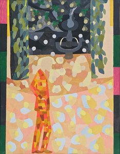 Uomo davanti a una fontana, 1911-1942 da Otto Freundlich