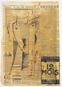 Testa, 1913-1914 da Otto Gutfreund