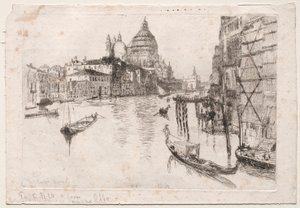 Ingresso al Canal Grande, 1880 da Otto H. Bacher