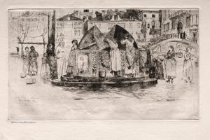 Incisioni di Venezia: Pozzo San Vio, 1882