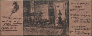 Invito alla mostra da Otto H. Bacher