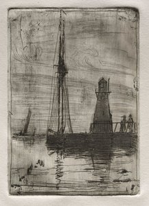 Molo del fiume, 1878
