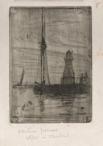 Molo del fiume, 1890