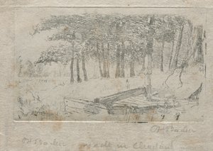 Schizzo dalla natura, 1879 da Otto H. Bacher