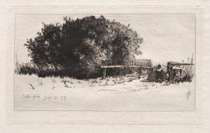 Il cancello, Schleissheim, 1879