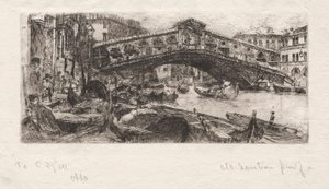 Il Rialto, Venezia, 1880