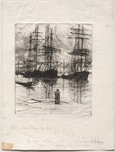 Tre navi, Venezia, 1880