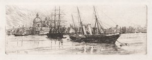 Due barche, Venezia da Otto H. Bacher