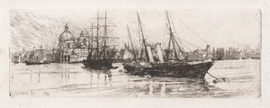 Due barche, Venezia da Otto H. Bacher