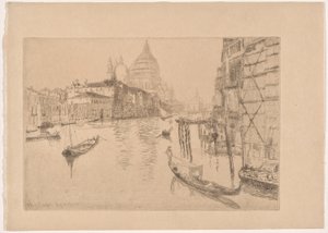 Ingresso al Canal Grande da Otto Henry Bacher