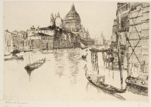 Canale Grande, Venezia da Otto Henry Bacher