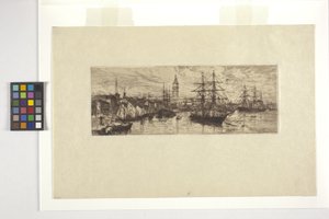 Venezia, Navi e Palazzo Ducale da Otto Henry Bacher