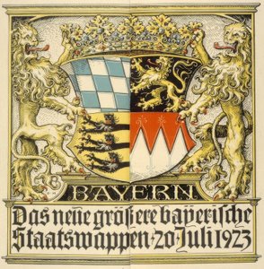 Il nuovo grande stemma bavarese, 20 luglio 1923 da Otto Hupp
