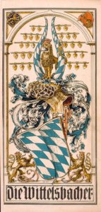Gli stemmi delle case principesche tedesche: Wittelsbach