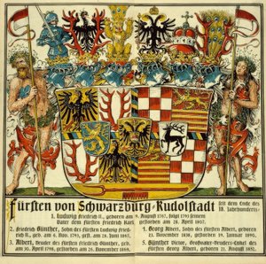 Principi di Schwarzburg-Rudolstadt da Otto Hupp