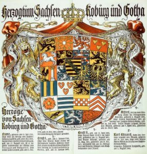 Ducato di Sassonia Coburgo e Gotha Duchi di Sassonia-Coburgo e Gotha da Otto Hupp