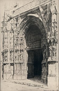 Ingresso della Chiesa di St Merri, 1915 da Otto J Schneider