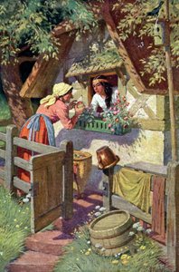 Biancaneve e la strega da Otto Kubel