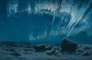 Aurora boreale da Otto Ludvig Sinding
