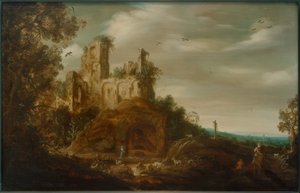 Paesaggio da Otto Marseus  van Schrieck