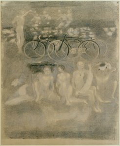 Ciclisti a riposo