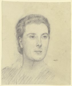 Ritratto di dama (Margret Freebody?) da Otto Scholderer