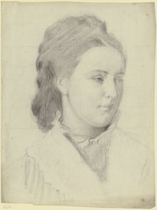 Ritratto di giovane donna di tre quarti da Otto Scholderer