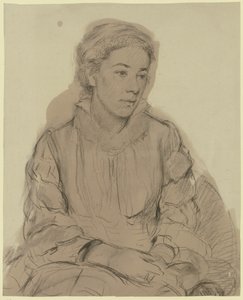 Ritratto di una giovane ragazza da Otto Scholderer