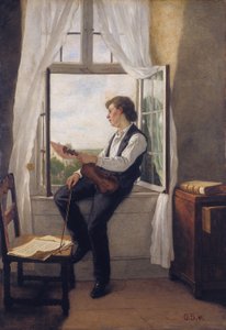 Il violinista alla finestra