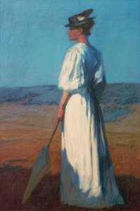 Donna in bianco