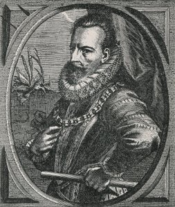Ritratto del condottiero Alessandro Farnese, Duca di Parma, governatore dei Paesi Bassi (1545-1592) (incisione)