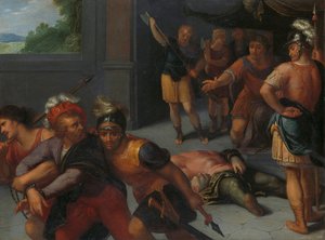 Decapitazione di Claudio Paolo e cattura di Giulio Civile (una delle dodici serie sull