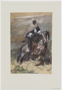 Beduino a cavallo da Otto von Faber du Faur