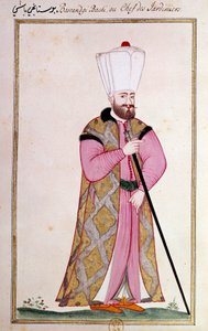 Arte ottomana: capo dei giardinieri del palazzo da Ottoman School