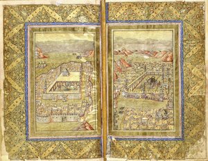 Vedute della Mecca e Medina, c.1794-5 da Ottoman School